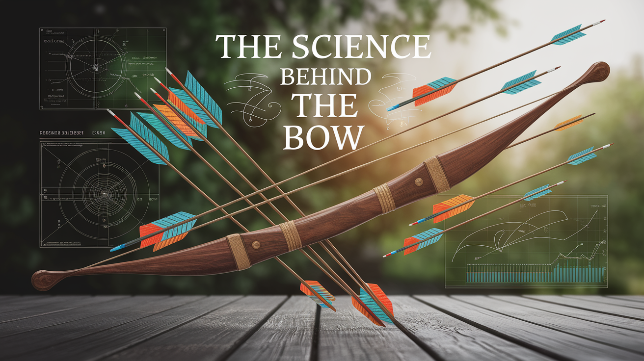 A conceptual illustration representing The Science Behind the Bow. Visualize the main ideas: . Creative but clear representation of the concept. Style: photorealistic. high quality, detailed, professional, clean composition, good lighting, sharp focus, well-composed. high quality, professional, detailed, well-composed