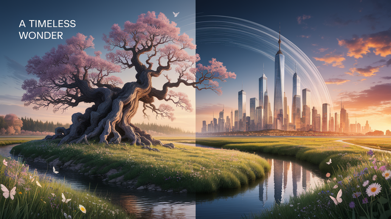 A conceptual illustration representing A Timeless Wonder. Visualize the main ideas: . Creative but clear representation of the concept. Style: photorealistic. high quality, detailed, professional, clean composition, good lighting, sharp focus, well-composed. high quality, professional, detailed, well-composed