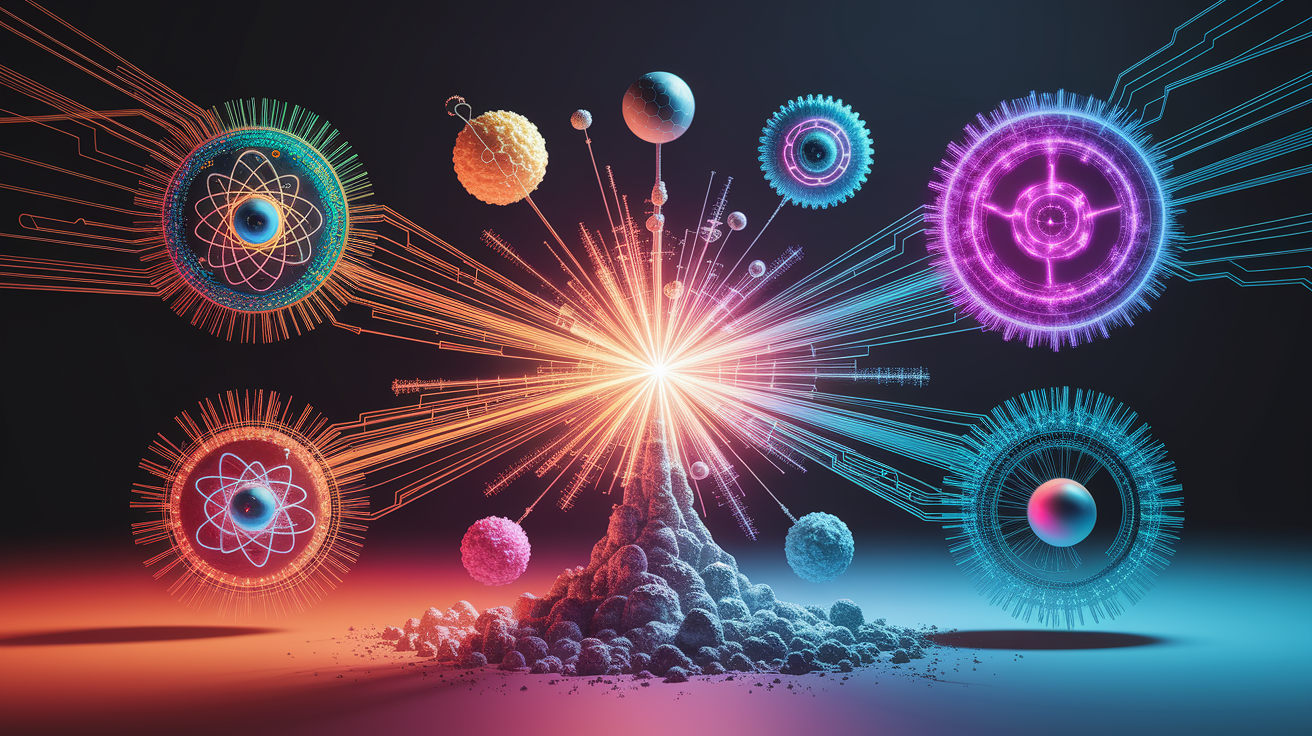 A conceptual illustration representing A Flash of Science – How It Works. Visualize the main ideas: . Creative but clear representation of the concept. Style: photorealistic. high quality, detailed, professional, clean composition, good lighting, sharp focus, well-composed. high quality, professional, detailed, well-composed