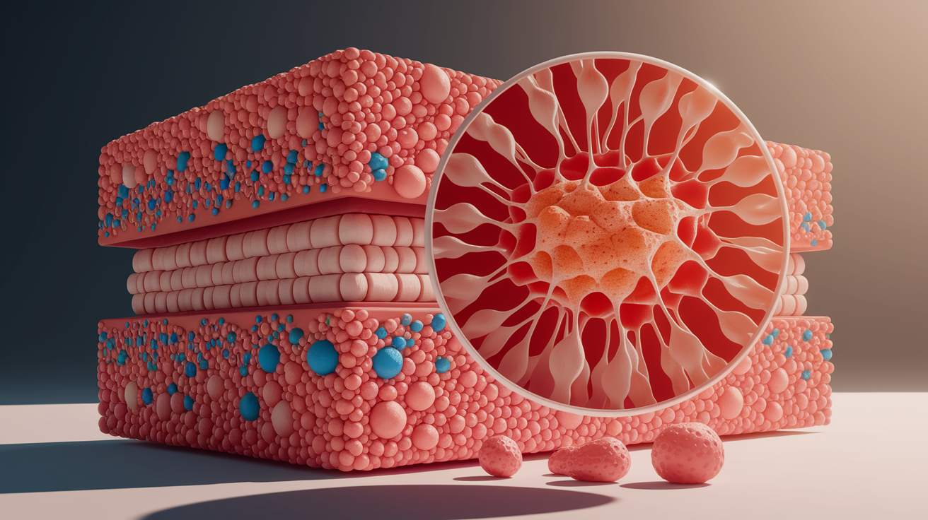 A conceptual illustration representing Melanocyte Stem Cell Depletion. Visualize the main ideas: . Creative but clear representation of the concept. Style: photorealistic. high quality, detailed, professional, clean composition, good lighting, sharp focus, well-composed. high quality, professional, detailed, well-composed