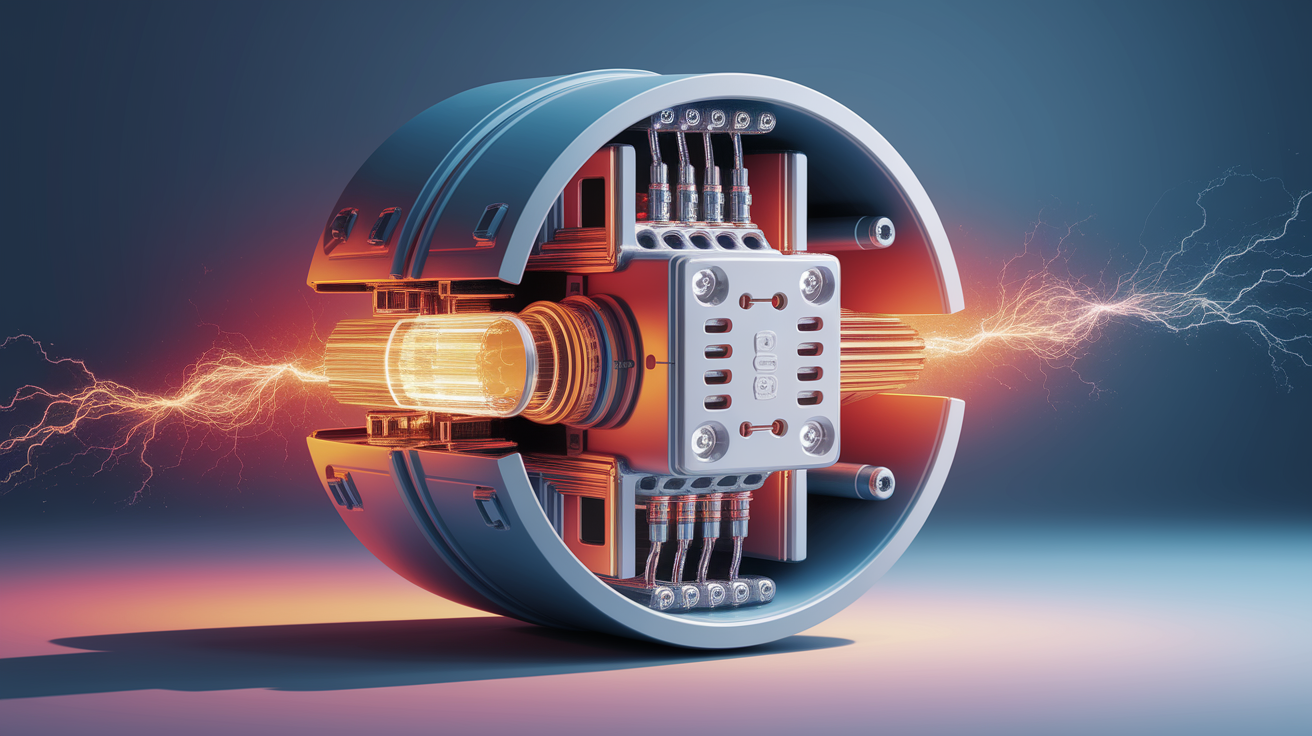 A conceptual illustration representing The Core Mechanism of Fuses. Visualize the main ideas: . Creative but clear representation of the concept. Style: photorealistic. high quality, detailed, professional, clean composition, good lighting, sharp focus, well-composed. high quality, professional, detailed, well-composed