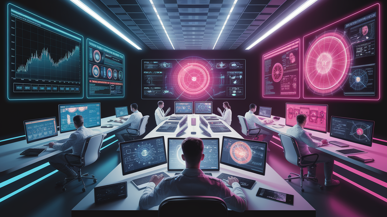 A conceptual illustration representing Proactive Monitoring and Prevention Strategies. Visualize the main ideas: . Creative but clear representation of the concept. Style: photorealistic. high quality, detailed, professional, clean composition, good lighting, sharp focus, well-composed. high quality, professional, detailed, well-composed