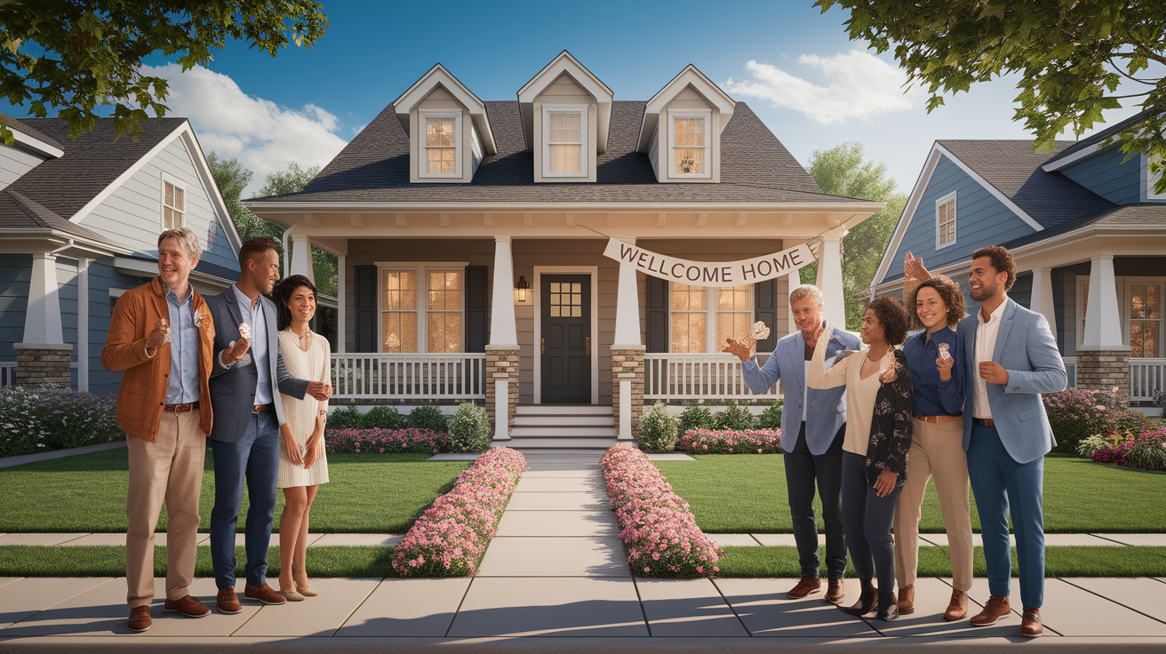 A realistic scene or environment setting for Welcome Home Rollout: Your St. George First-Time Buyer Roadmap. Include  in a natural, contextual setting. Show real-world application or usage. Style: photorealistic. high quality, detailed, professional, clean composition, good lighting, sharp focus, well-composed. high quality, professional, detailed, well-composed