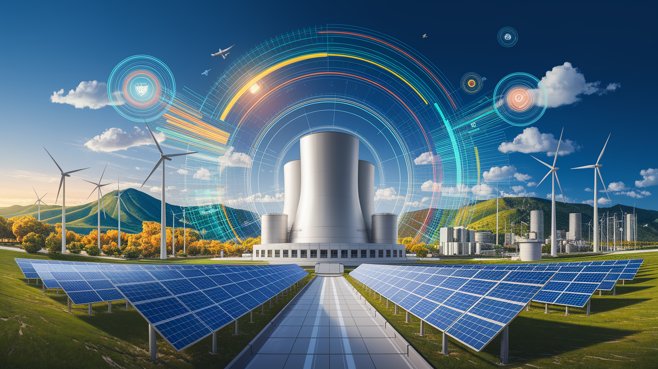 A conceptual illustration representing Leveraging Dixie Powerâ€™s Efficiency Initiatives. Visualize the main ideas: . Creative but clear representation of the concept. Style: photorealistic. high quality, detailed, professional, clean composition, good lighting, sharp focus, well-composed. high quality, professional, detailed, well-composed