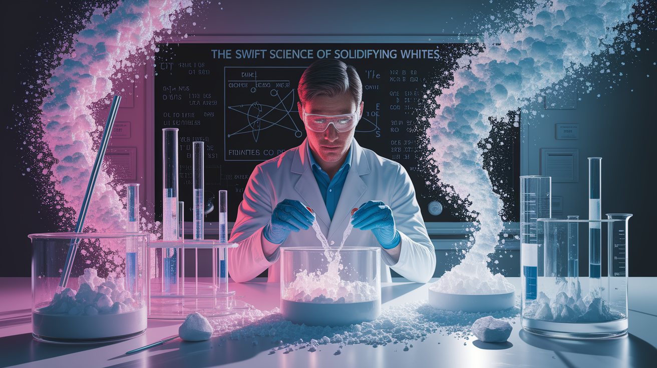 photorealistic illustration of Introduction – The Swift Science of Solidifying Whites