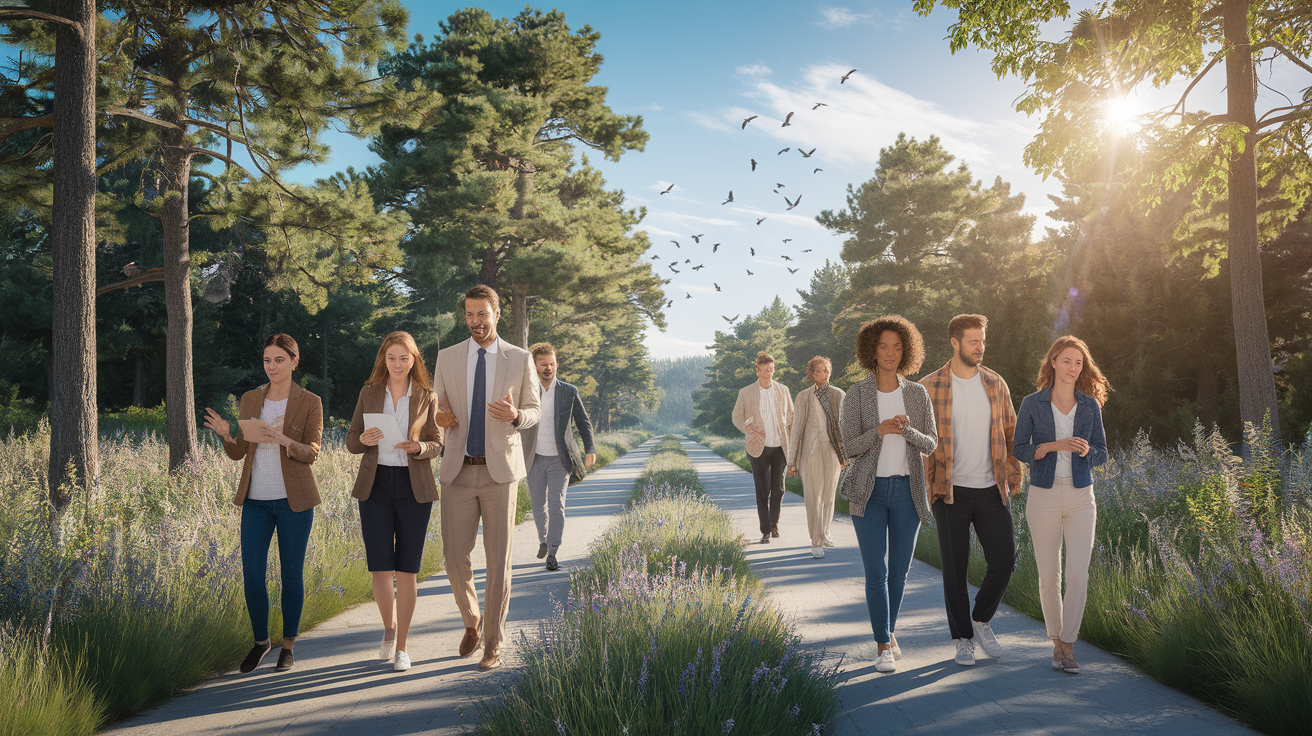 A realistic scene or environment setting for Common Triggers and Warning Signs. Include sparked, sorts, everyday, events, Walking in a natural, contextual setting. Show real-world application or usage. Style: photorealistic. high quality, detailed, professional, clean composition, good lighting, sharp focus, well-composed.