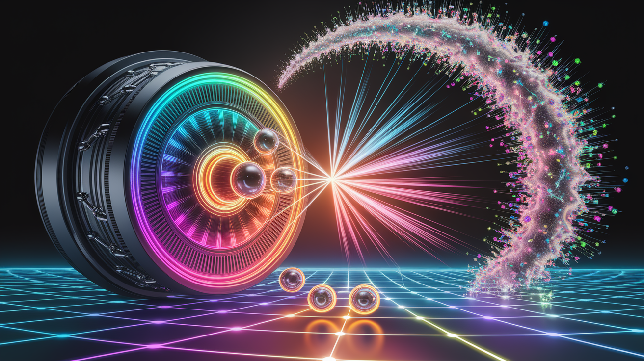 A conceptual illustration representing Aligning Protons: Magnet Meets Matter. Visualize the main ideas: Under, normal, conditions, proton, mini-magnets. Creative but clear representation of the concept. Style: photorealistic. high quality, detailed, professional, clean composition, good lighting, sharp focus, well-composed.