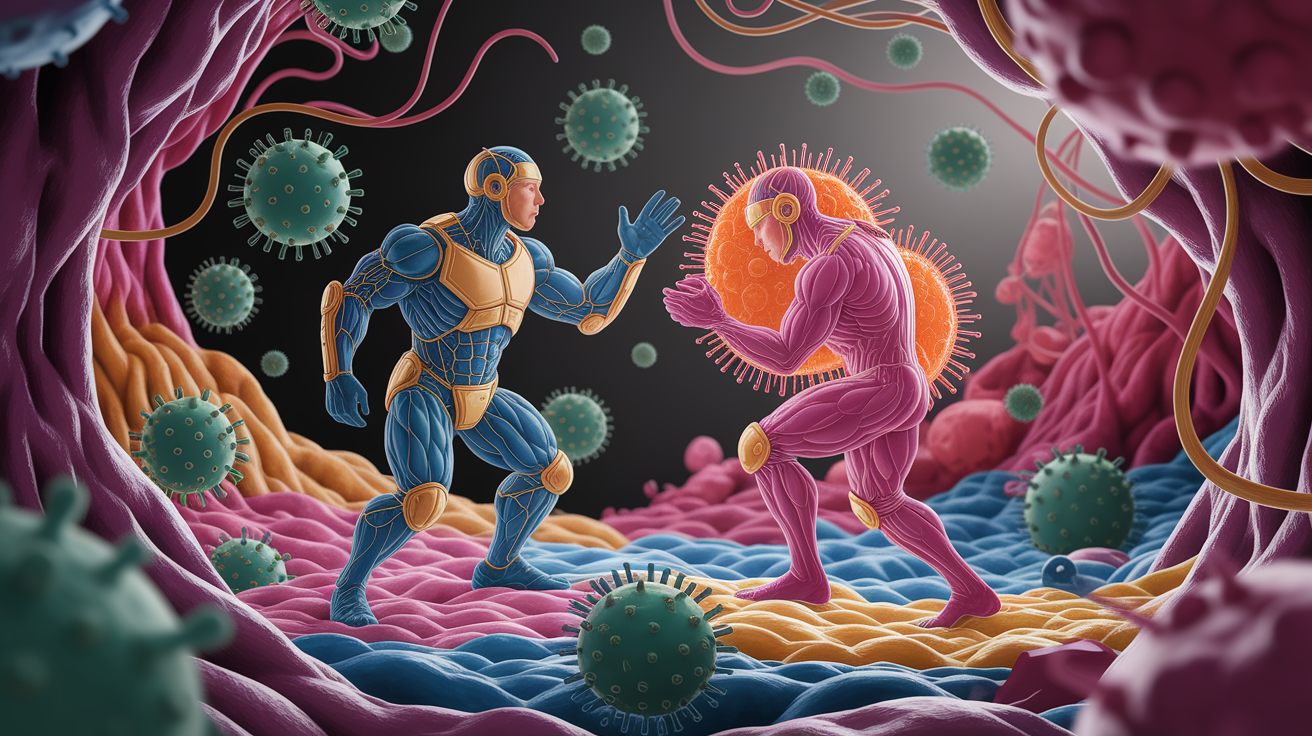 A conceptual illustration representing Crafting a Precise Response: Adaptive Immunity. Visualize the main ideas: . Creative but clear representation of the concept. Style: photorealistic. high quality, detailed, professional, clean composition, good lighting, sharp focus, well-composed. high quality, professional, detailed, well-composed