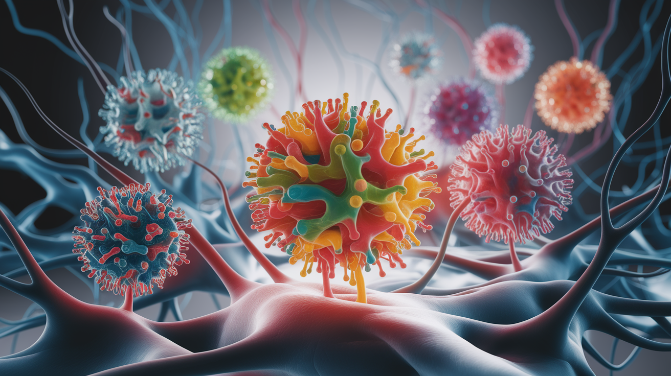 A conceptual illustration representing Secondary Neurochemical Boosters. Visualize the main ideas: . Creative but clear representation of the concept. Style: photorealistic. high quality, detailed, professional, clean composition, good lighting, sharp focus, well-composed. high quality, professional, detailed, well-composed