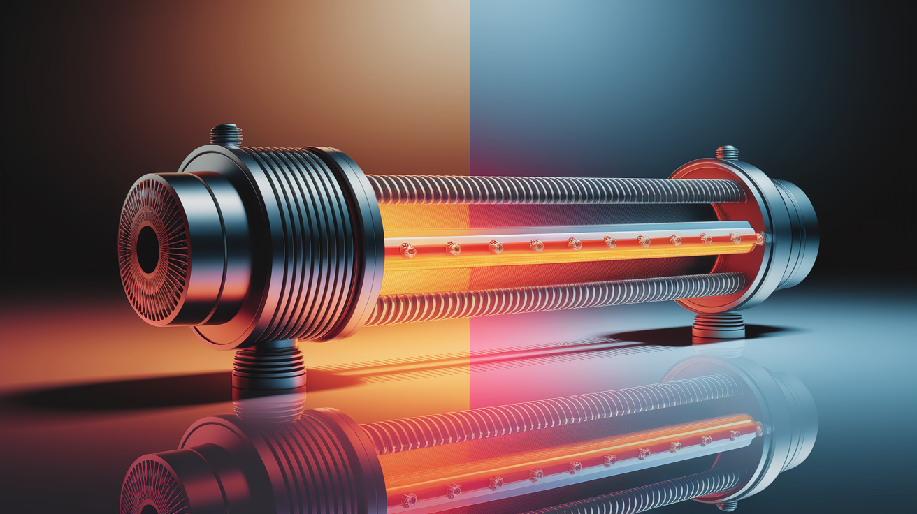 A conceptual illustration representing Mechanical Thermostats: Bimetallic Basics. Visualize the main ideas: . Creative but clear representation of the concept. Style: photorealistic. high quality, detailed, professional, clean composition, good lighting, sharp focus, well-composed. high quality, professional, detailed, well-composed