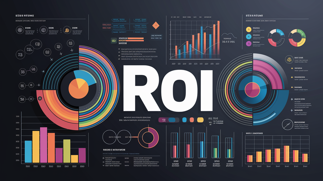 A clean, professional data visualization or infographic related to Financial Analysis and ROI. Include elements like charts, graphs, or statistical representations. Focus on . Style: Visual Theme: Clean, modern aesthetic with high contrast and vibrant energy. Emphasize the intersect. high quality, detailed, professional, clean composition, good lighting, sharp focus, well-composed. high quality, professional, detailed, well-composed