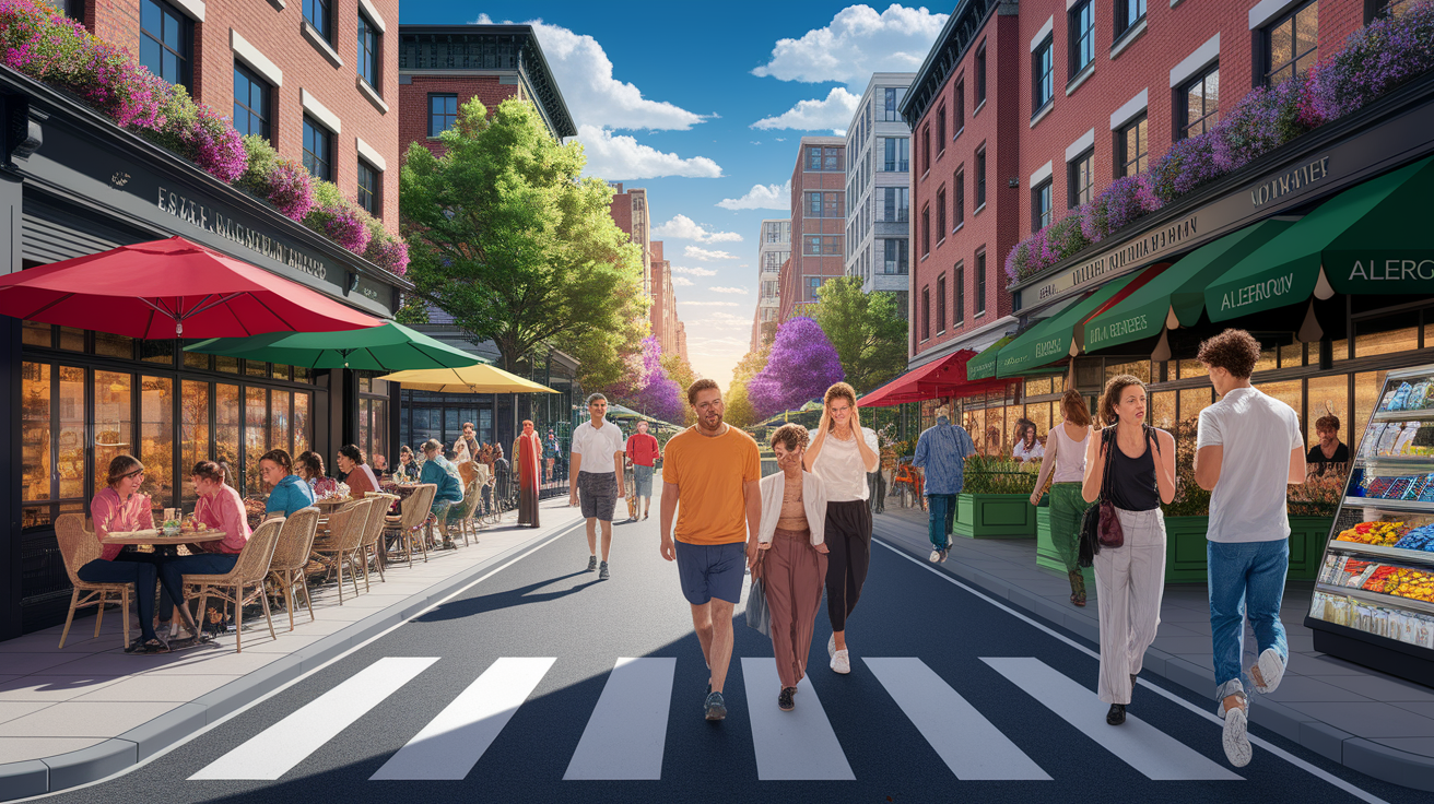 A conceptual illustration representing Modern Lifestyles and Rising Allergy Rates. Visualize the main ideas: . Creative but clear representation of the concept. Style: photorealistic. high quality, detailed, professional, clean composition, good lighting, sharp focus, well-composed. high quality, professional, detailed, well-composed