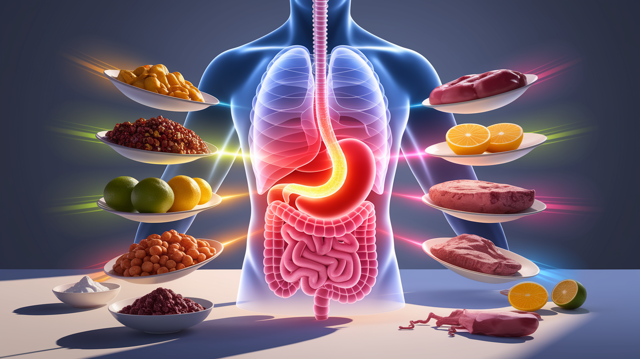 A conceptual illustration representing Behind the Burn: What Truly Triggers Acid Reflux. Visualize the main ideas: . Creative but clear representation of the concept. Style: photorealistic. high quality, detailed, professional, clean composition, good lighting, sharp focus, well-composed. high quality, professional, detailed, well-composed