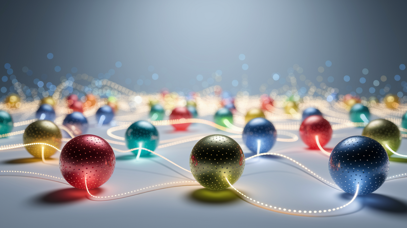 A conceptual illustration representing Introduction: Connecting the Dots. Visualize the main ideas: . Creative but clear representation of the concept. Style: photorealistic. high quality, detailed, professional, clean composition, good lighting, sharp focus, well-composed. high quality, professional, detailed, well-composed