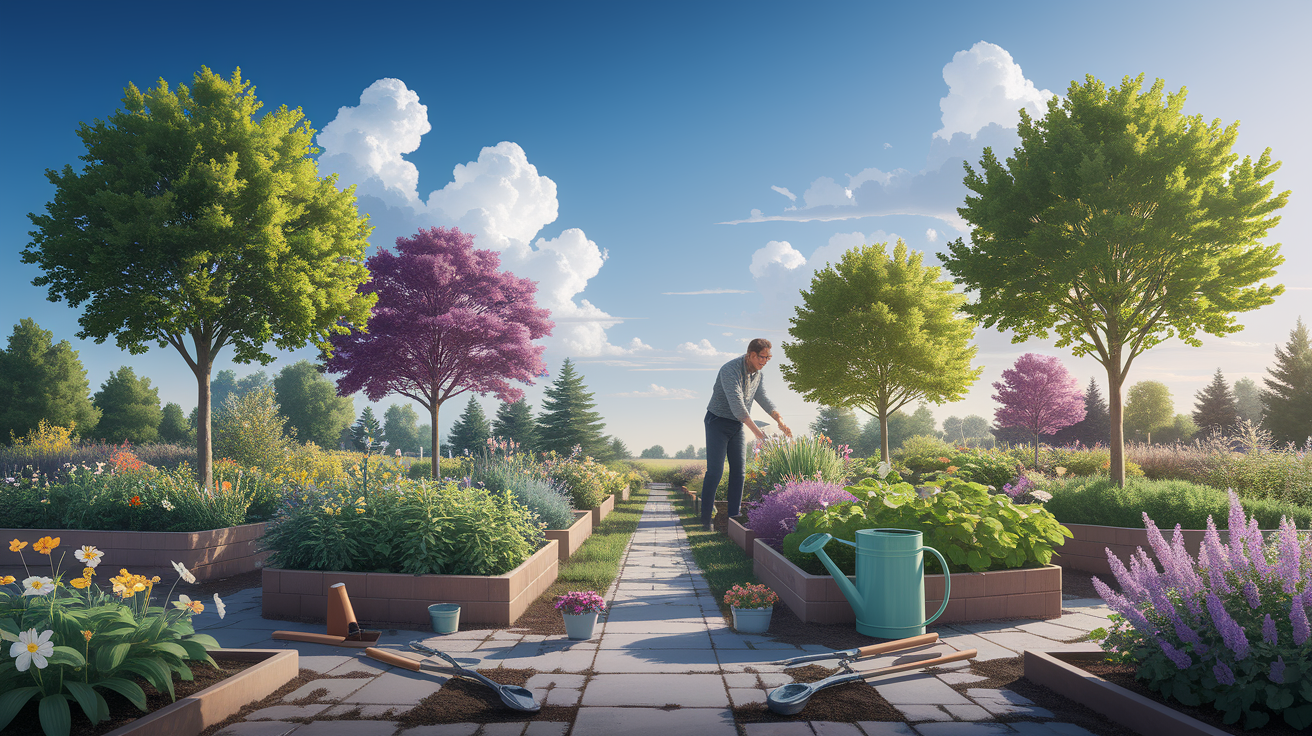 A conceptual illustration representing Planting and Care for Lasting Success. Visualize the main ideas: . Creative but clear representation of the concept. Style: photorealistic. high quality, detailed, professional, clean composition, good lighting, sharp focus, well-composed. high quality, professional, detailed, well-composed