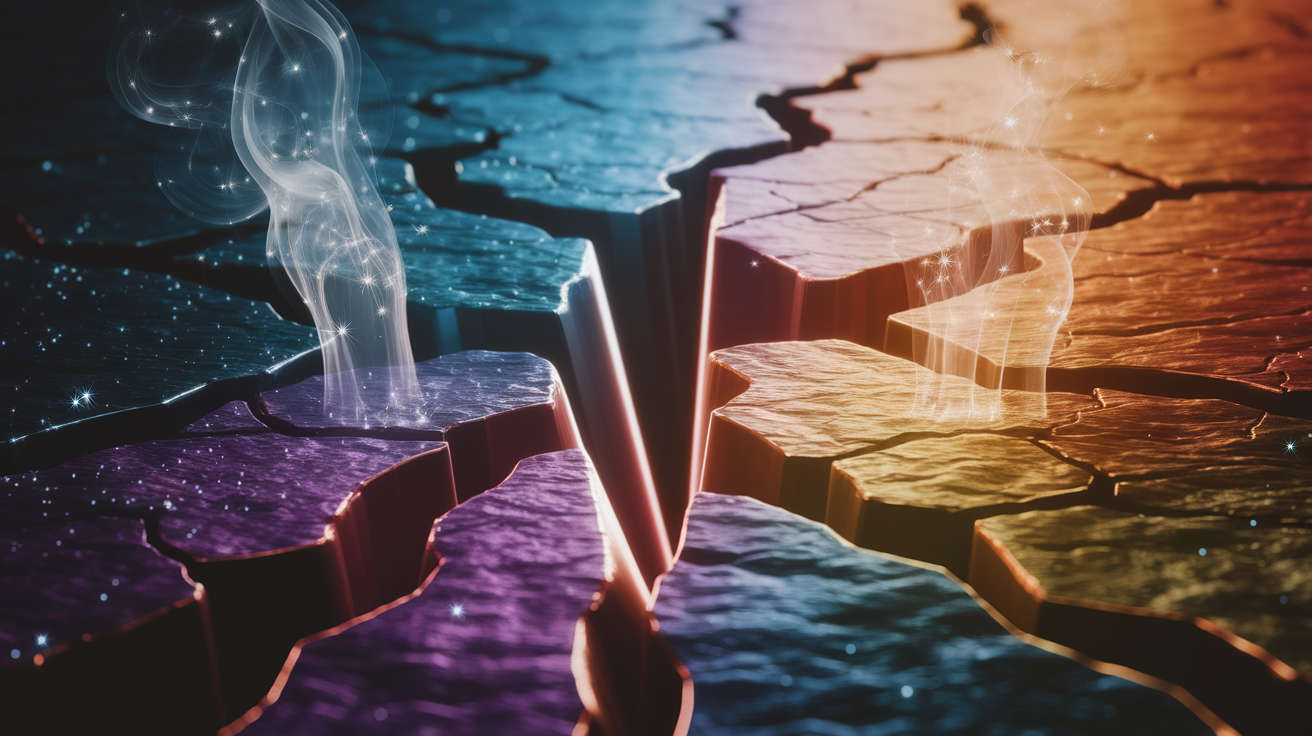 A conceptual illustration representing The First Crack – An Introduction. Visualize the main ideas: . Creative but clear representation of the concept. Style: photorealistic. high quality, detailed, professional, clean composition, good lighting, sharp focus, well-composed. high quality, professional, detailed, well-composed