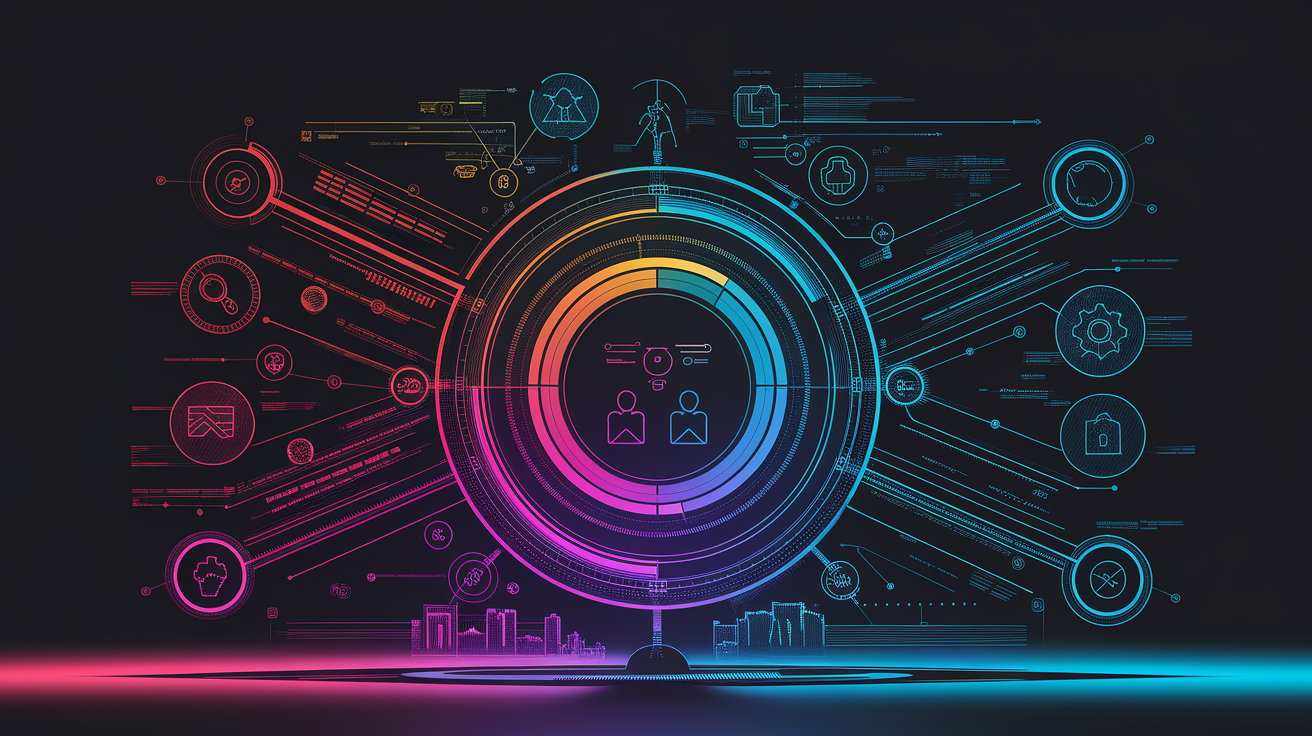 A conceptual illustration representing Key Benefits and Use Cases. Visualize the main ideas: . Creative but clear representation of the concept. Style: Visual Theme: Clean, modern aesthetic with high contrast and vibrant energy. Emphasize the intersect. high quality, detailed, professional, clean composition, good lighting, sharp focus, well-composed. high quality, professional, detailed, well-composed