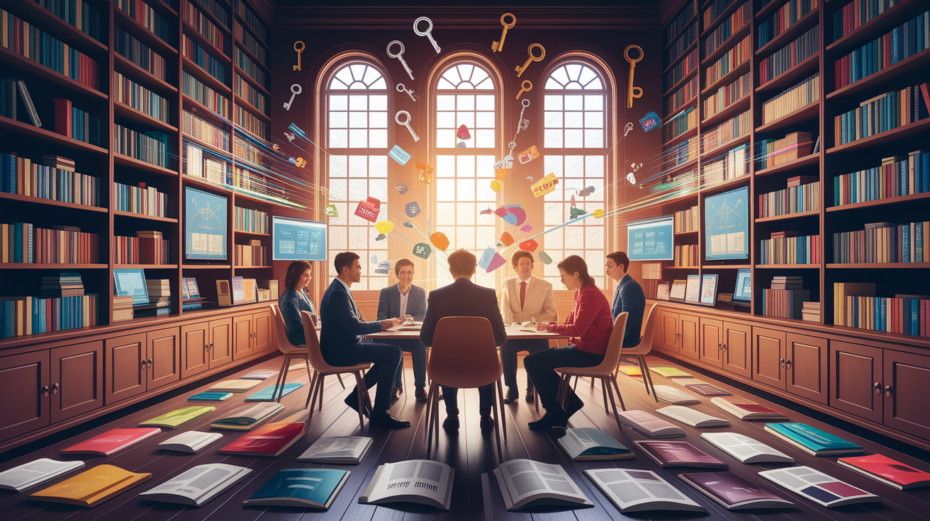 A conceptual illustration representing Introduction - Unlocking Critical Thinking through Media Literacy. Visualize the main ideas: . Creative but clear representation of the concept. Style: photorealistic. high quality, detailed, professional, clean composition, good lighting, sharp focus, well-composed. high quality, professional, detailed, well-composed