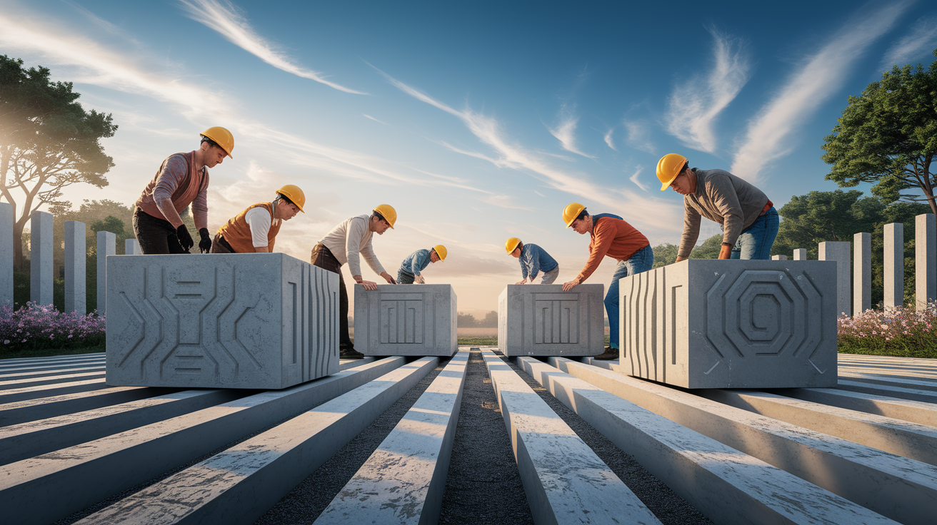 A conceptual illustration representing Laying a Strong Foundation. Visualize the main ideas: . Creative but clear representation of the concept. Style: photorealistic. high quality, detailed, professional, clean composition, good lighting, sharp focus, well-composed. high quality, professional, detailed, well-composed