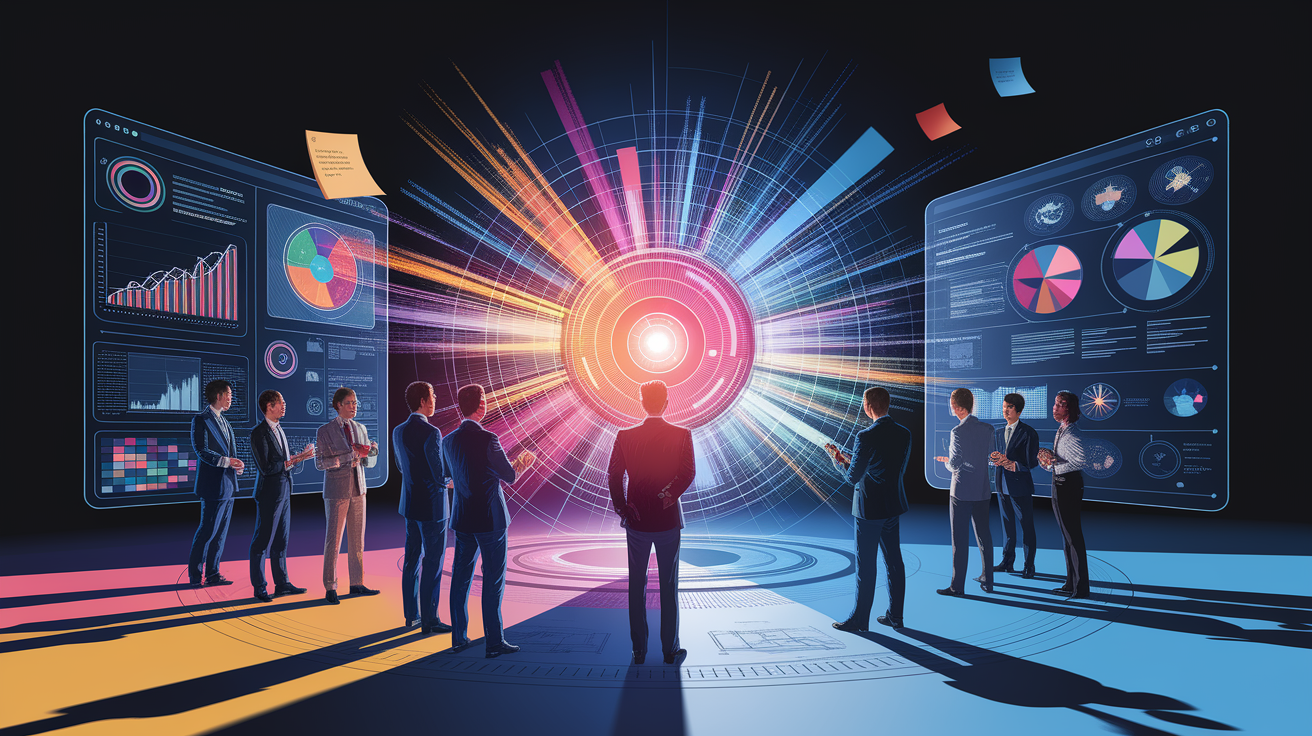 A conceptual illustration representing Pre-Application Planning. Visualize the main ideas: . Creative but clear representation of the concept. Style: Visual Theme: Clean, modern aesthetic with high contrast and vibrant energy. Emphasize the intersect. high quality, detailed, professional, clean composition, good lighting, sharp focus, well-composed. high quality, professional, detailed, well-composed