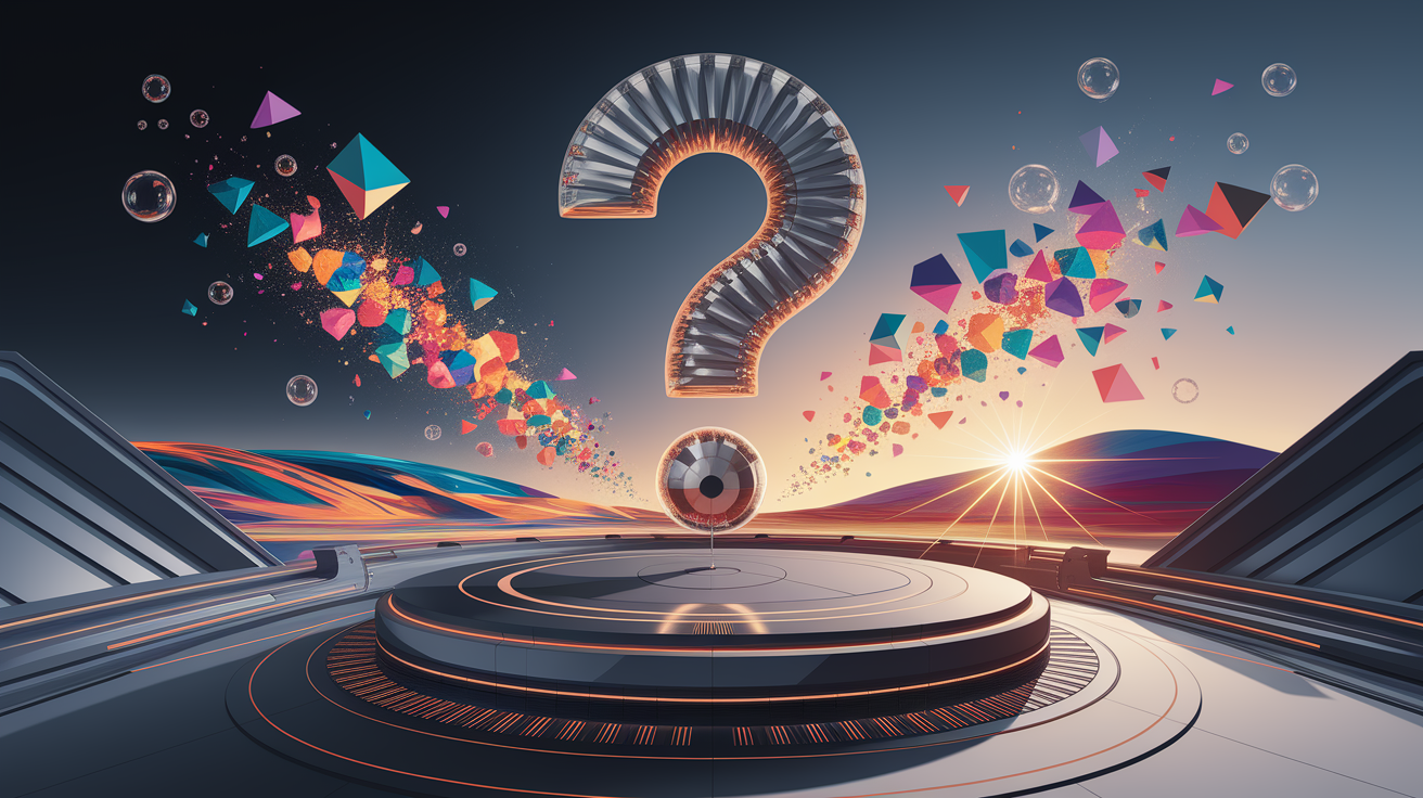 A conceptual illustration representing Launchpad: Lifting the Question Immediately. Visualize the main ideas: . Creative but clear representation of the concept. Style: photorealistic. high quality, detailed, professional, clean composition, good lighting, sharp focus, well-composed. high quality, professional, detailed, well-composed
