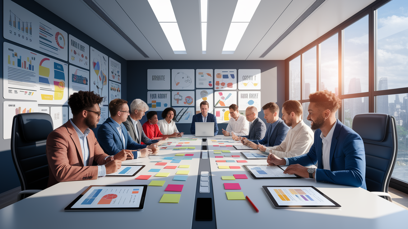 A conceptual illustration representing Designing Your First Thinking Task. Visualize the main ideas: . Creative but clear representation of the concept. Style: photorealistic. high quality, detailed, professional, clean composition, good lighting, sharp focus, well-composed. high quality, professional, detailed, well-composed
