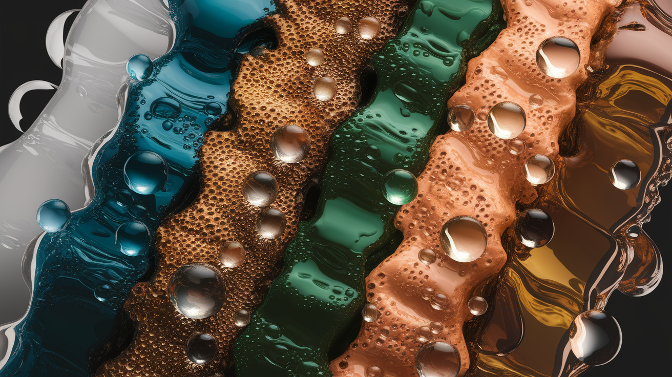 A conceptual illustration representing Moisture Migration and Texture Shifts. Visualize the main ideas: . Creative but clear representation of the concept. Style: photorealistic. high quality, detailed, professional, clean composition, good lighting, sharp focus, well-composed. high quality, professional, detailed, well-composed