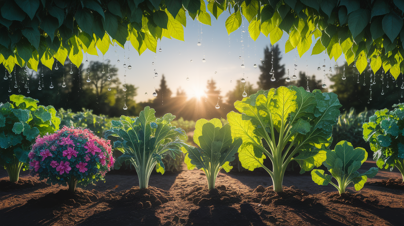 A conceptual illustration representing The Perfect Conditions for Growth. Visualize the main ideas: . Creative but clear representation of the concept. Style: photorealistic. high quality, detailed, professional, clean composition, good lighting, sharp focus, well-composed. high quality, professional, detailed, well-composed