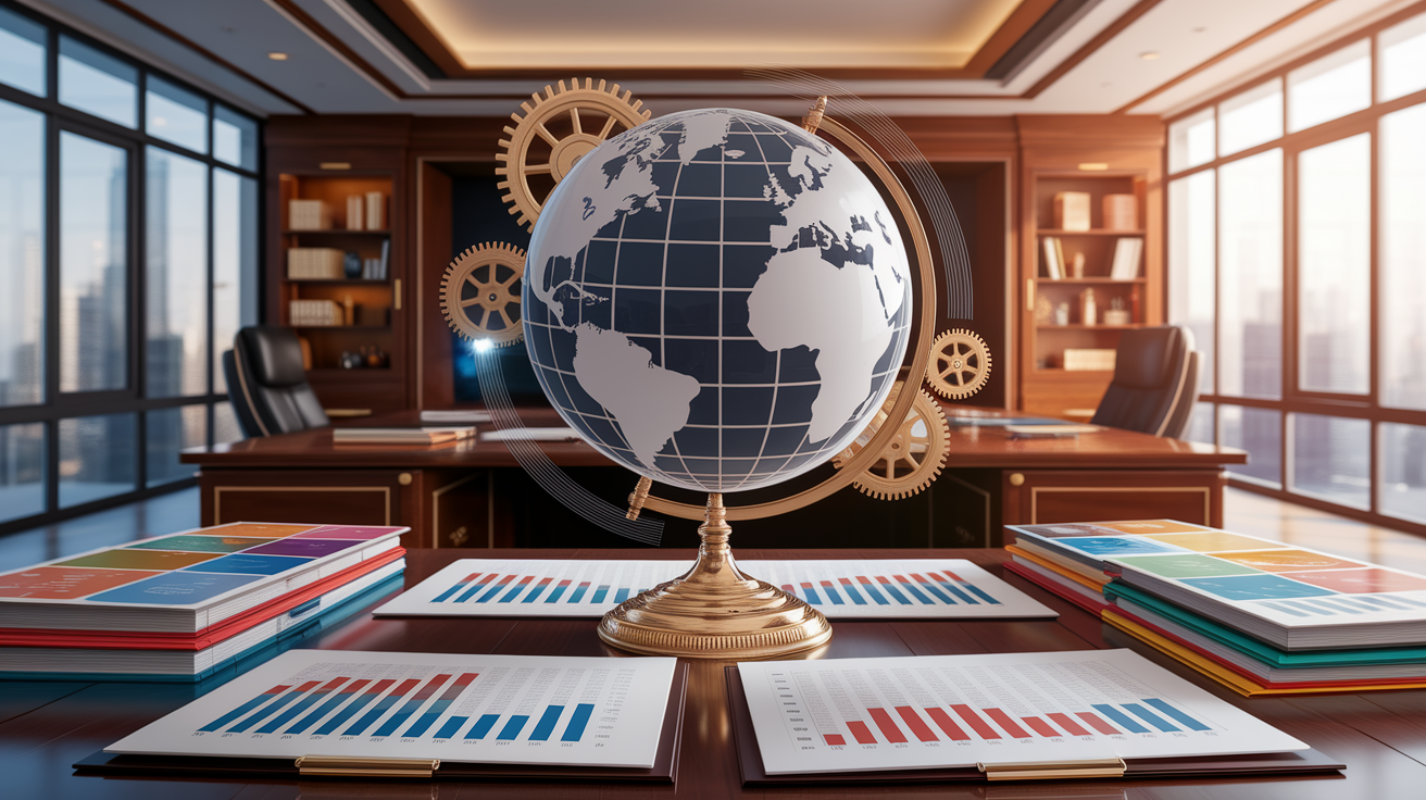 A conceptual illustration representing Policy Foundations â€“ Crafting a Clear Governance Framework. Visualize the main ideas: . Creative but clear representation of the concept. Style: photorealistic. high quality, detailed, professional, clean composition, good lighting, sharp focus, well-composed. high quality, professional, detailed, well-composed