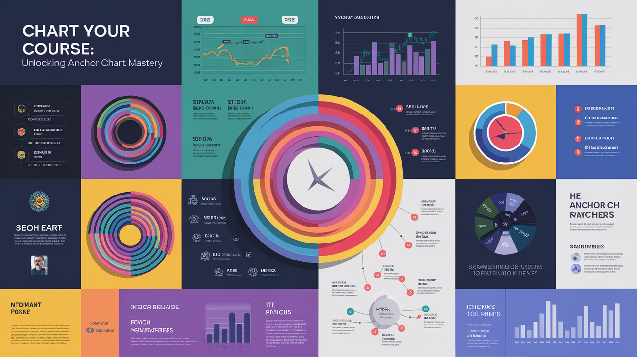 A clean, professional data visualization or infographic related to Chart Your Course: Unlocking Anchor Chart Mastery. Include elements like charts, graphs, or statistical representations. Focus on . Style: photorealistic. high quality, detailed, professional, clean composition, good lighting, sharp focus, well-composed. high quality, professional, detailed, well-composed