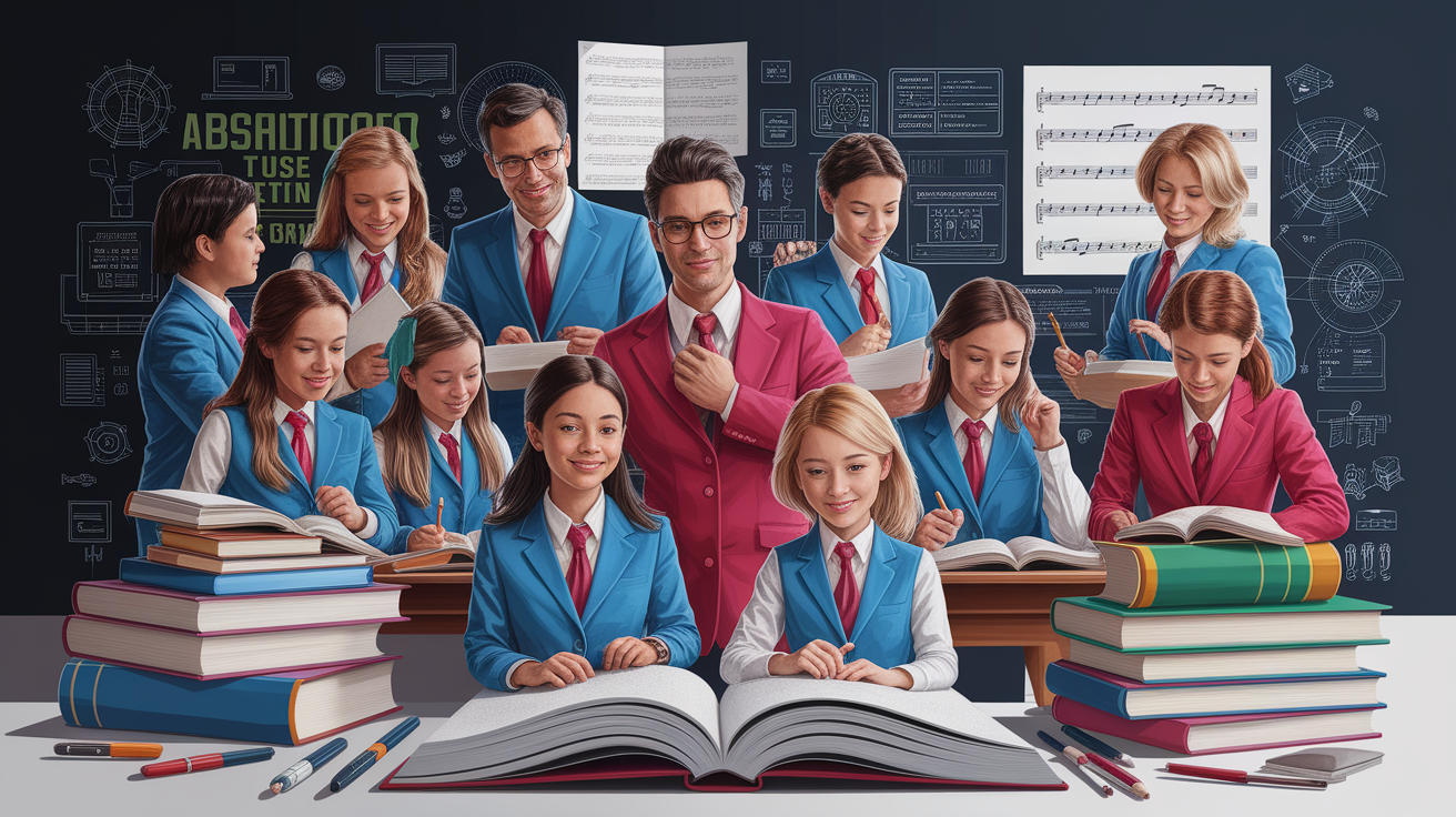A conceptual illustration representing Implementing Fair Use in Educational Settings. Visualize the main ideas: . Creative but clear representation of the concept. Style: photorealistic. high quality, detailed, professional, clean composition, good lighting, sharp focus, well-composed. high quality, professional, detailed, well-composed