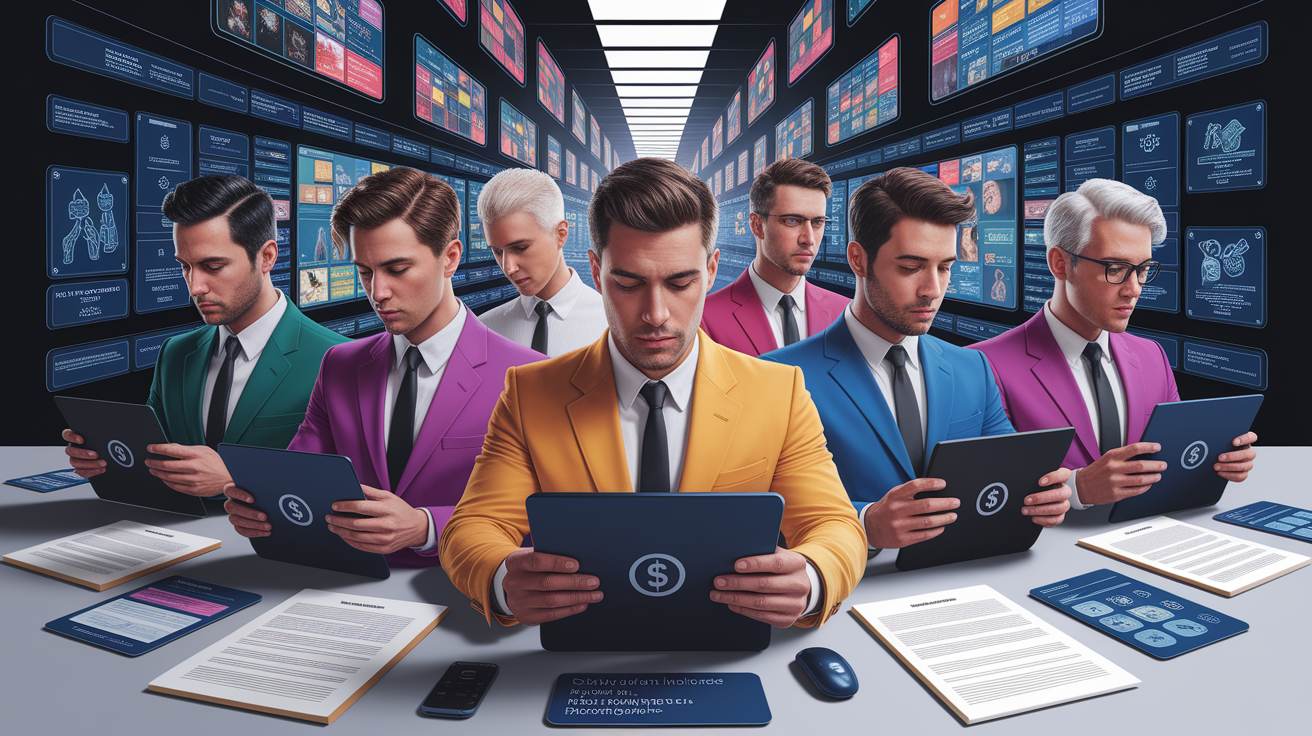 A conceptual illustration representing Understanding Seller Liability on Online Marketplaces. Visualize the main ideas: . Creative but clear representation of the concept. Style: photorealistic. high quality, detailed, professional, clean composition, good lighting, sharp focus, well-composed. high quality, professional, detailed, well-composed