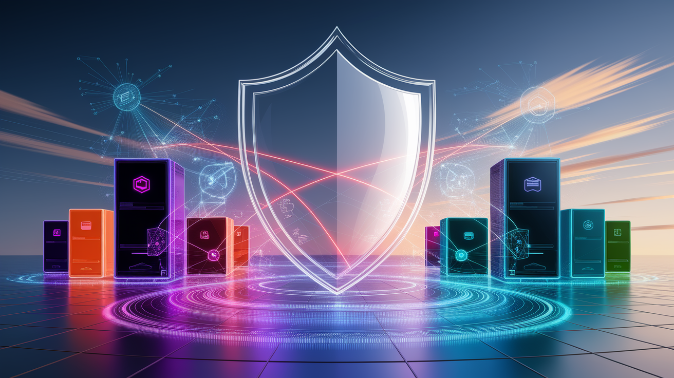 A conceptual illustration representing Leveraging Platform-Specific Protections and Insurance. Visualize the main ideas: . Creative but clear representation of the concept. Style: photorealistic. high quality, detailed, professional, clean composition, good lighting, sharp focus, well-composed. high quality, professional, detailed, well-composed