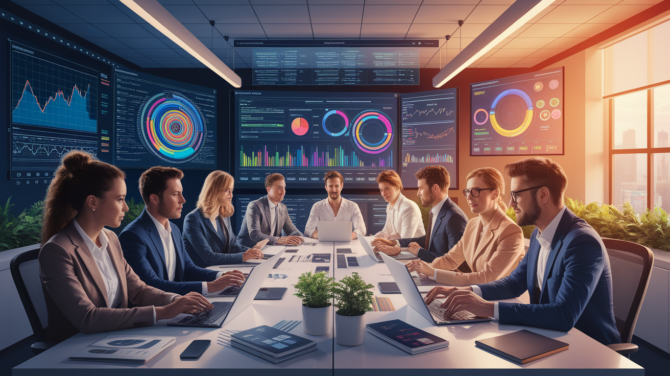 A conceptual illustration representing Implementing Reporting Systems. Visualize the main ideas: . Creative but clear representation of the concept. Style: photorealistic. high quality, detailed, professional, clean composition, good lighting, sharp focus, well-composed. high quality, professional, detailed, well-composed
