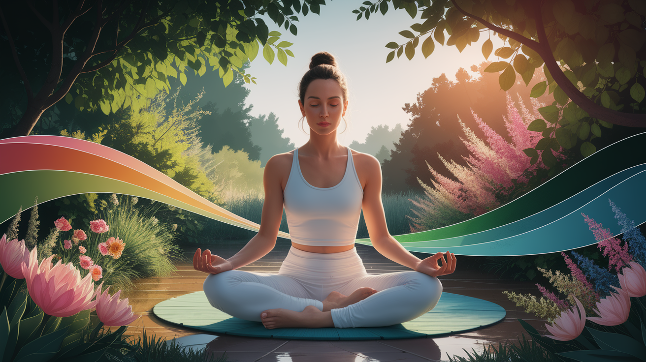 A conceptual illustration representing Self-Soothing and Healing Benefits. Visualize the main ideas: . Creative but clear representation of the concept. Style: photorealistic. high quality, detailed, professional, clean composition, good lighting, sharp focus, well-composed. high quality, professional, detailed, well-composed