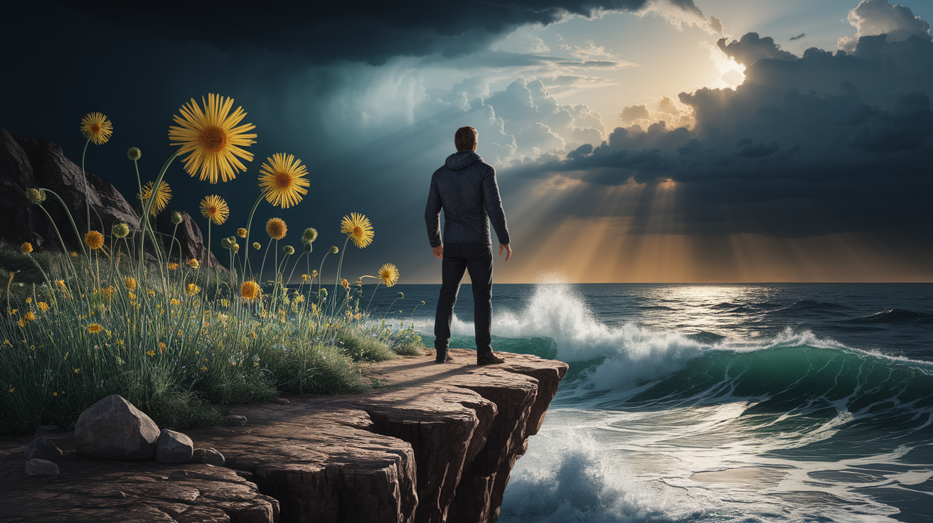 A conceptual illustration representing Adapting and Overcoming Challenges. Visualize the main ideas: . Creative but clear representation of the concept. Style: photorealistic. high quality, detailed, professional, clean composition, good lighting, sharp focus, well-composed. high quality, professional, detailed, well-composed