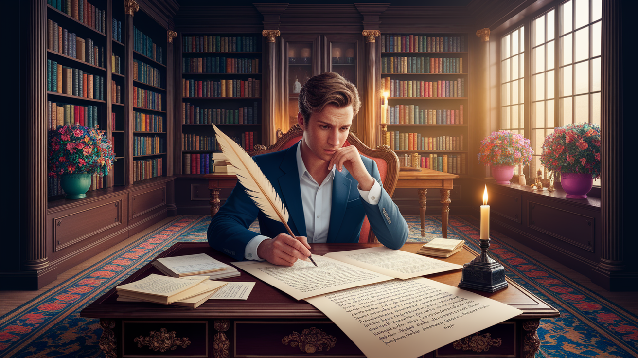 A conceptual illustration representing Crafting the Script. Visualize the main ideas: . Creative but clear representation of the concept. Style: photorealistic. high quality, detailed, professional, clean composition, good lighting, sharp focus, well-composed. high quality, professional, detailed, well-composed