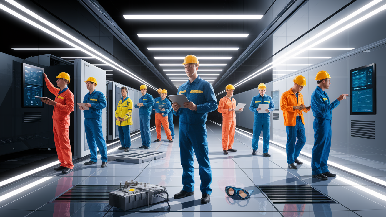 A conceptual illustration representing Routine Maintenance Tasks to Prevent Failures. Visualize the main ideas: . Creative but clear representation of the concept. Style: photorealistic. high quality, detailed, professional, clean composition, good lighting, sharp focus, well-composed. high quality, professional, detailed, well-composed