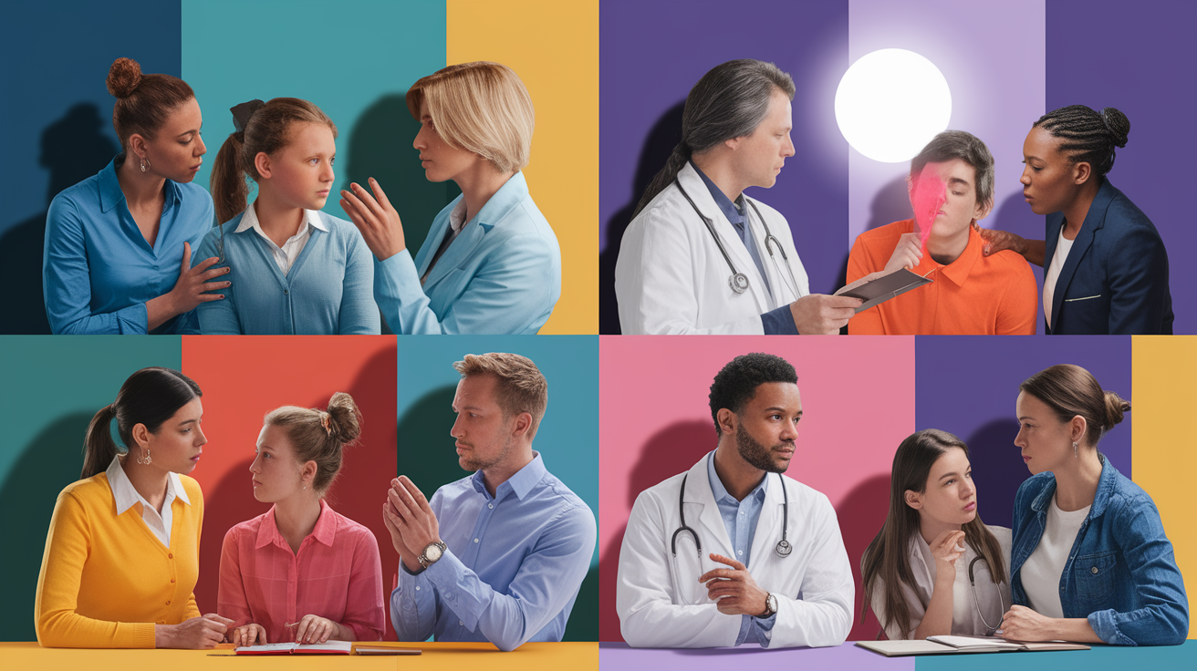 A conceptual illustration representing Spotting Early Warning Signs. Visualize the main ideas: . Creative but clear representation of the concept. Style: photorealistic. high quality, detailed, professional, clean composition, good lighting, sharp focus, well-composed. high quality, professional, detailed, well-composed