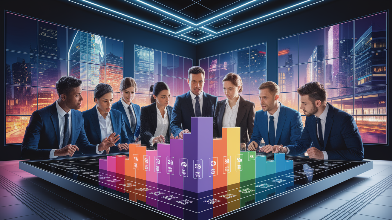 A conceptual illustration representing Aligning Staging Timeline with Market Windows. Visualize the main ideas: . Creative but clear representation of the concept. Style: photorealistic. high quality, detailed, professional, clean composition, good lighting, sharp focus, well-composed. high quality, professional, detailed, well-composed