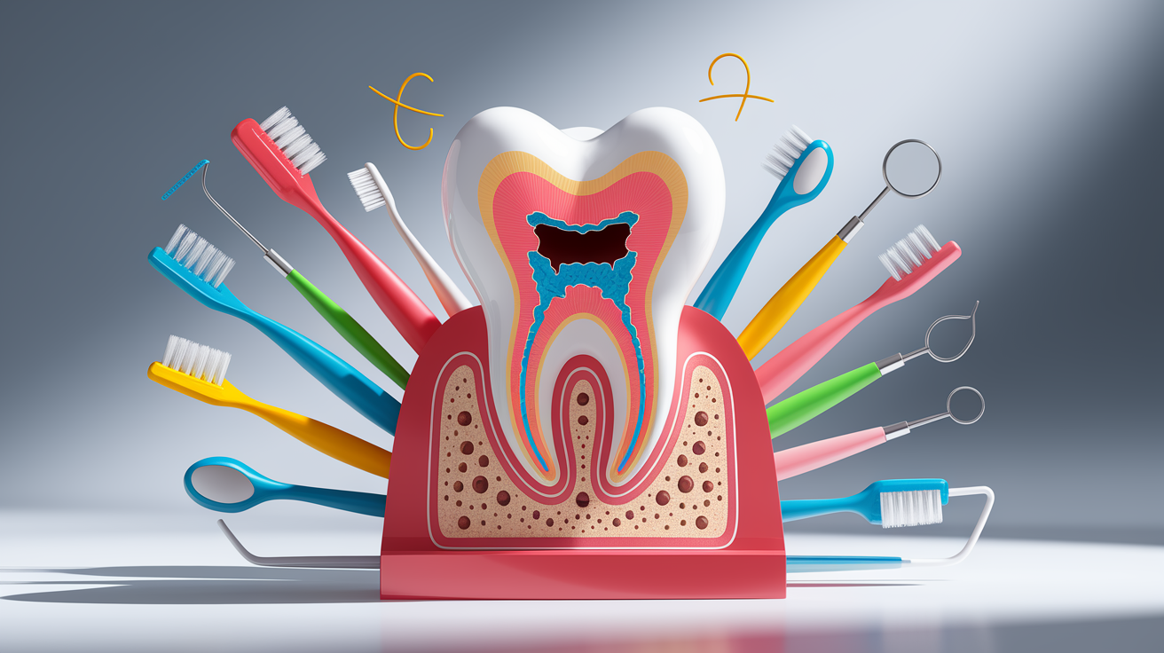 A conceptual illustration representing Cavities Uncovered: The Direct Answer. Visualize the main ideas: . Creative but clear representation of the concept. Style: photorealistic. high quality, detailed, professional, clean composition, good lighting, sharp focus, well-composed. high quality, professional, detailed, well-composed