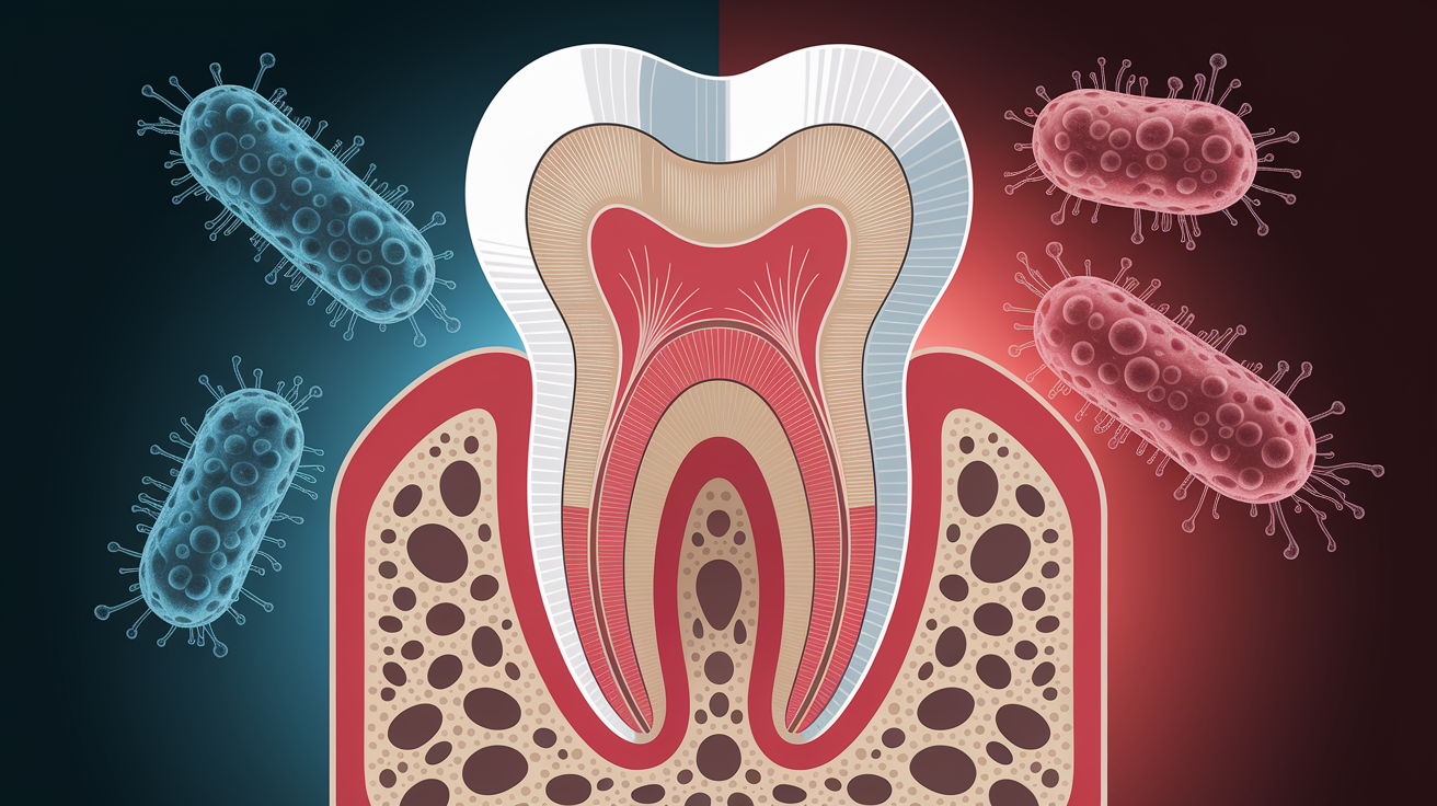 A conceptual illustration representing Tooth Structure: Why Some Areas Are Vulnerable. Visualize the main ideas: . Creative but clear representation of the concept. Style: photorealistic. high quality, detailed, professional, clean composition, good lighting, sharp focus, well-composed. high quality, professional, detailed, well-composed