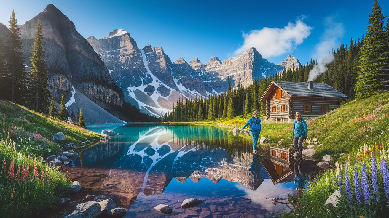 A realistic scene or environment setting for Evaluating Your Alpine Environment. Include in a natural, contextual setting. Show real-world application or usage. Style: Visual Theme: Clean, modern aesthetic with high contrast and vibrant energy. Emphasize the intersect. high quality, detailed, professional, clean composition, good lighting, sharp focus, well-composed. high quality, professional, detailed, well-composed