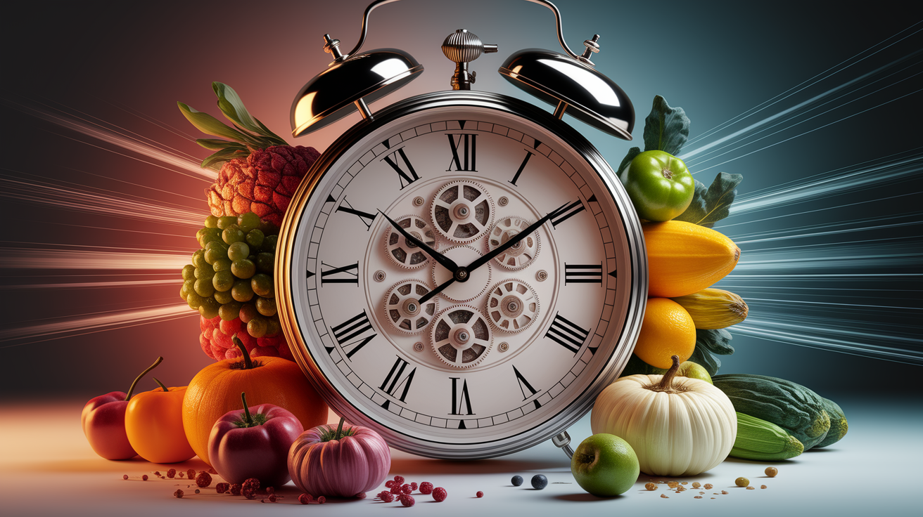 A conceptual illustration representing Speeding Up the Spoilage Clock. Visualize the main ideas: . Creative but clear representation of the concept. Style: photorealistic. high quality, detailed, professional, clean composition, good lighting, sharp focus, well-composed. high quality, professional, detailed, well-composed