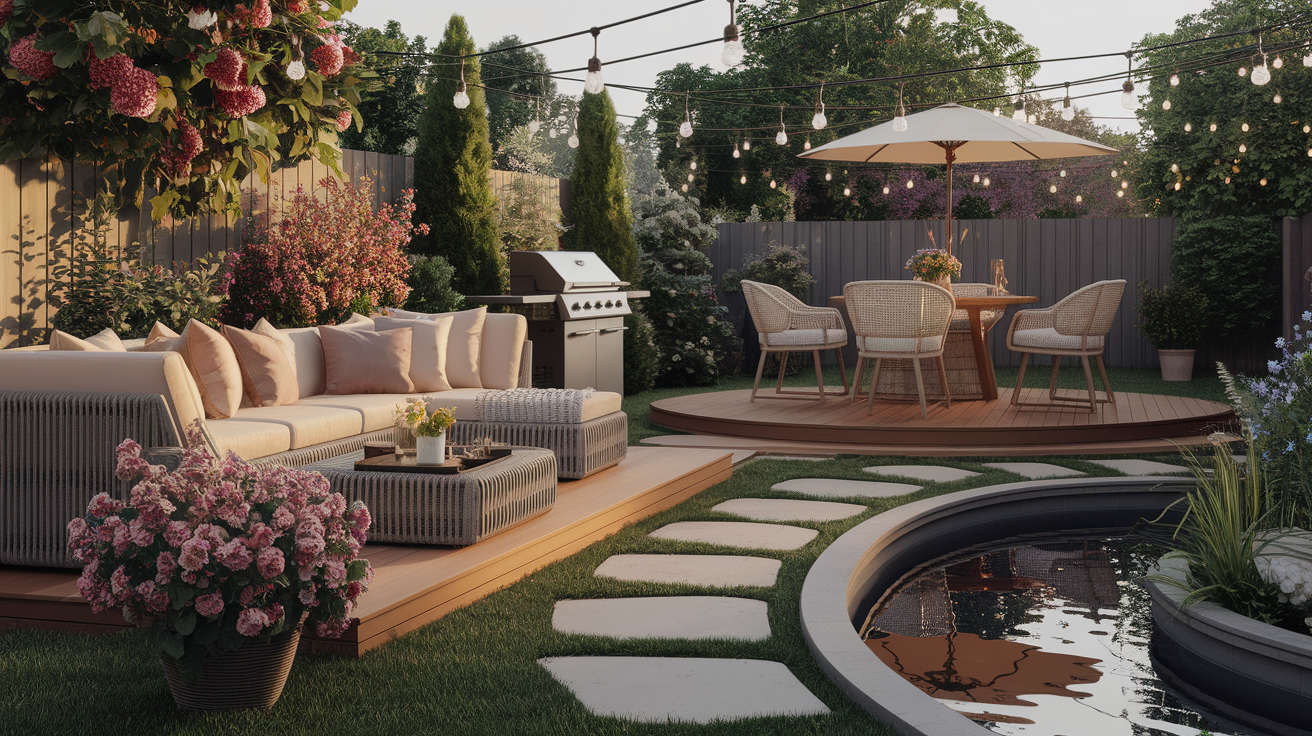 A realistic scene or environment setting for Modifying the Yard Environment. Include  in a natural, contextual setting. Show real-world application or usage. Style: photorealistic. high quality, detailed, professional, clean composition, good lighting, sharp focus, well-composed. high quality, professional, detailed, well-composed