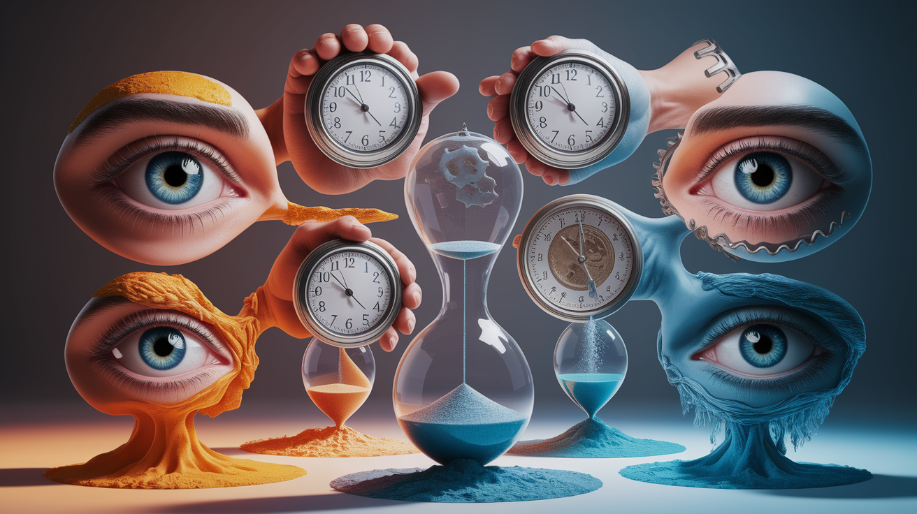 A conceptual illustration representing Bodywide Timekeepers: Peripheral Clocks. Visualize the main ideas: . Creative but clear representation of the concept. Style: photorealistic. high quality, detailed, professional, clean composition, good lighting, sharp focus, well-composed. high quality, professional, detailed, well-composed