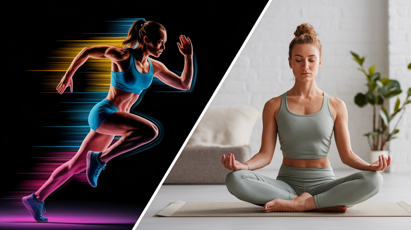 A side-by-side comparison visual for Performance Comparison. Show contrasting elements: . Use clear visual separation, possibly with split-screen or before/after layout. Style: Visual Theme: Clean, modern aesthetic with high contrast and vibrant energy. Emphasize the intersect. high quality, detailed, professional, clean composition, good lighting, sharp focus, well-composed. high quality, professional, detailed, well-composed