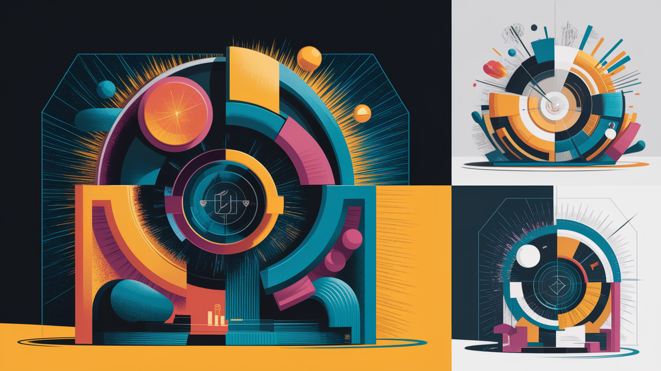 A conceptual illustration representing Main Content. Visualize the main ideas: . Creative but clear representation of the concept. Style: Visual Theme: Clean, modern aesthetic with high contrast and vibrant energy. Emphasize the intersect. high quality, detailed, professional, clean composition, good lighting, sharp focus, well-composed. high quality, professional, detailed, well-composed