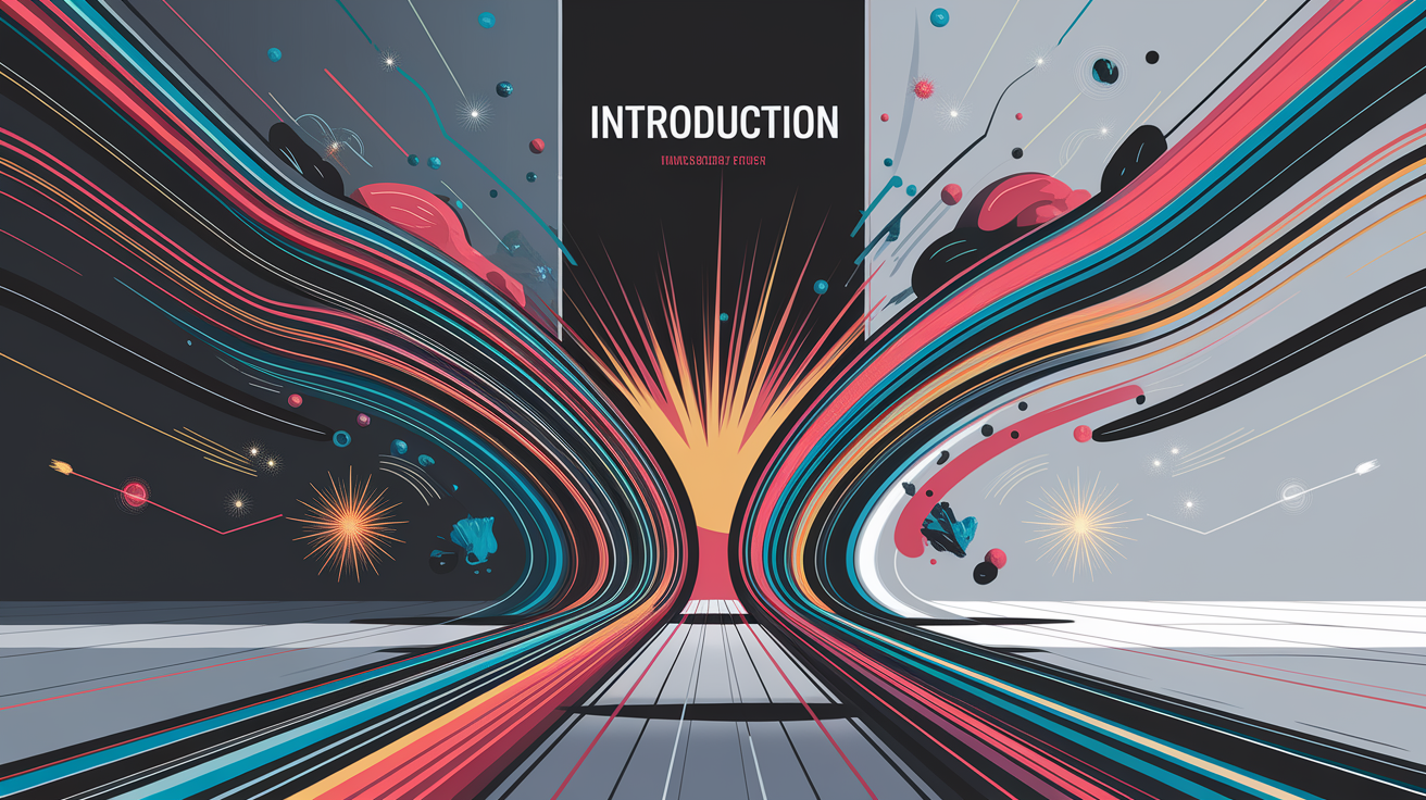 A conceptual illustration representing Introduction. Visualize the main ideas: . Creative but clear representation of the concept. Style: Visual Theme: Clean, modern aesthetic with high contrast and vibrant energy. Emphasize the intersect. high quality, detailed, professional, clean composition, good lighting, sharp focus, well-composed. high quality, professional, detailed, well-composed