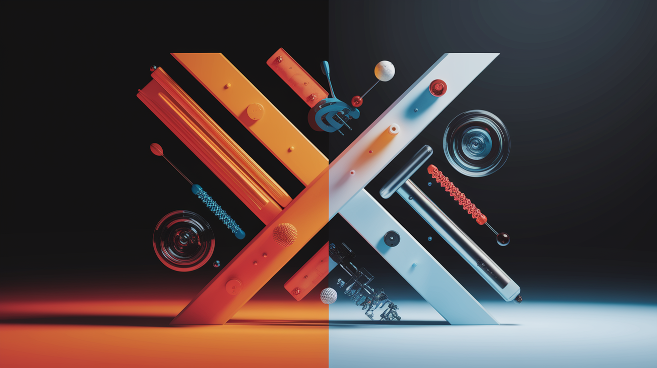 A conceptual illustration representing Main Content. Visualize the main ideas: . Creative but clear representation of the concept. Style: Visual Theme: Clean, modern aesthetic with high contrast and vibrant energy. Emphasize the intersect. high quality, detailed, professional, clean composition, good lighting, sharp focus, well-composed. high quality, professional, detailed, well-composed